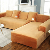 Shaped Sofa Velvet Covers for Living Room