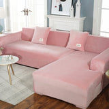 Shaped Sofa Velvet Covers for Living Room